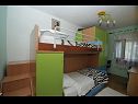Apartmanok Ivica - parking: A1(4+2), A2(4+1) Kastel Gomilica - Riviera Split  - Apartman - A1(4+2): hálószoba