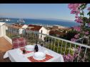 Apartmanok Mili - with sea view: A1-ST2 (2+1) Split - Riviera Split  - ház