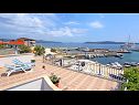 Apartmanok Marija - beautiful sea view: A1(4+1) Drvenik Mali (Drvenik Mali sziget) - Riviera Trogir  - Apartman - A1(4+1): a terasz kilátása