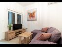 Apartmanok Lux 1 - heated pool: A1(4), A4(4) Marina - Riviera Trogir  - Apartman - A4(4): nappali