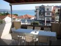 Apartmanok Milka - 100m from the sea A1(4), A2(2+1) Seget Donji - Riviera Trogir  - Apartman - A1(4): terasz