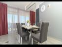Apartmanok Iva - great view: A1(4) Seget Donji - Riviera Trogir  - Apartman - A1(4): ebédlő