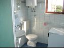 Apartmanok Ante - 50 M from the sea : A1(5), A2(8) Seget Vranjica - Riviera Trogir  - Apartman - A1(5): fürdőszoba toalettel