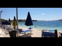 Apartmanok Ante - 50 M from the sea : A1(5), A2(8) Seget Vranjica - Riviera Trogir  - strand