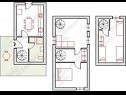 Apartmanok Irvin - sweet apartment : A1(5) Trogir - Riviera Trogir  - Apartman - A1(5): alaprajzon
