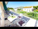 Apartmanok Iva - 150m from the beach: A1(4), A3(3), SA2(2) Trogir - Riviera Trogir  - Apartmanstudió - SA2(2): balkon