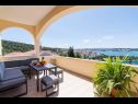 Apartmanok Tom - panoramic sea view: A1(6) Trogir - Riviera Trogir  - terasz