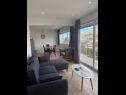 Apartmanok Tomi - with beautiful view: A1(4+1) Trogir - Riviera Trogir  - Apartman - A1(4+1): nappali