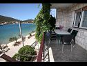 Apartmanok Mar - 10m from the sea: A1(5+1), A2(6) Vinisce - Riviera Trogir  - Apartman - A2(6): terasz