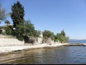 Apartmanok Vlatkica - 10 m from beach: A1 Vlatkica(4), A2 Lea(4) Maslenica - Riviera Zadar  - strand