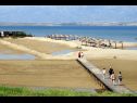 Apartmanok Dita - 400 m from sandy beach: A1(4), A2(4) Nin - Riviera Zadar  - strand
