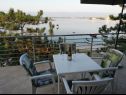 Apartmanok Ljilja - 10m from the sea with parking: A2(2+2), A3(2+2), A4(12) Nin - Riviera Zadar  - Apartman - A2(2+2): a terasz kilátása