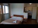 Apartmanok Summer Sun SA1(2+1), A2(2+2), A3(4+2), A4(4+2) Privlaka - Riviera Zadar  - Apartmanstudió - SA1(2+1): hálószoba