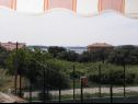 Apartmanok Andy - only 50 m from beach: A1(3+1), A2(2+1), SA1(2) Sukosan - Riviera Zadar  - Apartmanstudió - SA1(2): a terasz kilátása