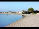 Apartmanok Let - 5 m from sea : A1(4), A4(4) Sukosan - Riviera Zadar  - strand
