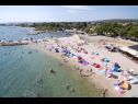 Apartmanok Anita - 100 m from the beach: A1(2+2), SA2(2+2), A3(2+2), A4(2+2) Sukosan - Riviera Zadar  - strand