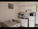 Apartmanok Snjeza - 80 m from beach: A1 Studio (4), A2 Apartman (2+2) Vir - Riviera Zadar  - Apartman - A1 Studio (4): konyha ebédlővel