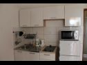 Apartmanok Snjeza - 80 m from beach: A1 Studio (4), A2 Apartman (2+2) Vir - Riviera Zadar  - Apartman - A1 Studio (4): konyha