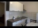 Apartmanok Snjeza - 80 m from beach: A1 Studio (4), A2 Apartman (2+2) Vir - Riviera Zadar  - Apartman - A2 Apartman (2+2): konyha ebédlővel