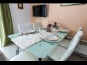 Apartmanok Suza - relaxing & beautiful: A1(2+2), A2(4+2) Zadar - Riviera Zadar  - Apartman - A2(4+2): ebédlő