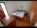 Apartmanok Ankica - 150 m from beach: A1(2+2), A2(5), A3(4+1), A4(2+2) Zadar - Riviera Zadar  - Apartman - A3(4+1): hálószoba
