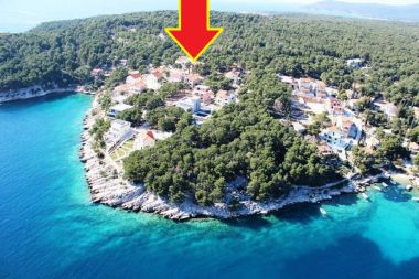 Apartmanok Deni - 70m from beach: A1(4+1) Öböl Osibova (Milna) - Brac sziget  - Horvátország 