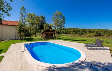  Green house - outdoor pool & BBQ: H(6+2) Plaski - Kontinentális Horvátország - Horvátország 
