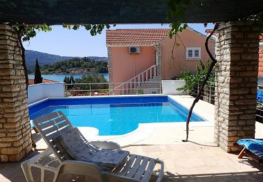 Házak a pihenésre Gradina 1 - private pool: H(10+2) Öböl Gradina (Vela Luka) - Korcula sziget  - Horvátország 