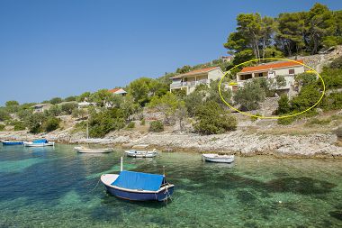 Házak a pihenésre Villa Bistrana - 15m from sea: H(4) Öböl Tankaraca (Vela Luka) - Korcula sziget  - Horvátország 