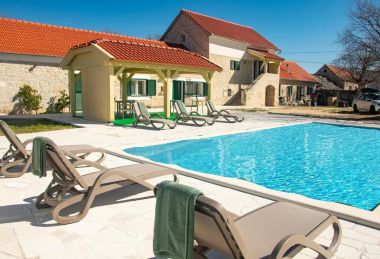 Házak a pihenésre Villa Karaga - with private pool: H(8+1) Ljubotic - Riviera  Sibenik  - Horvátország 