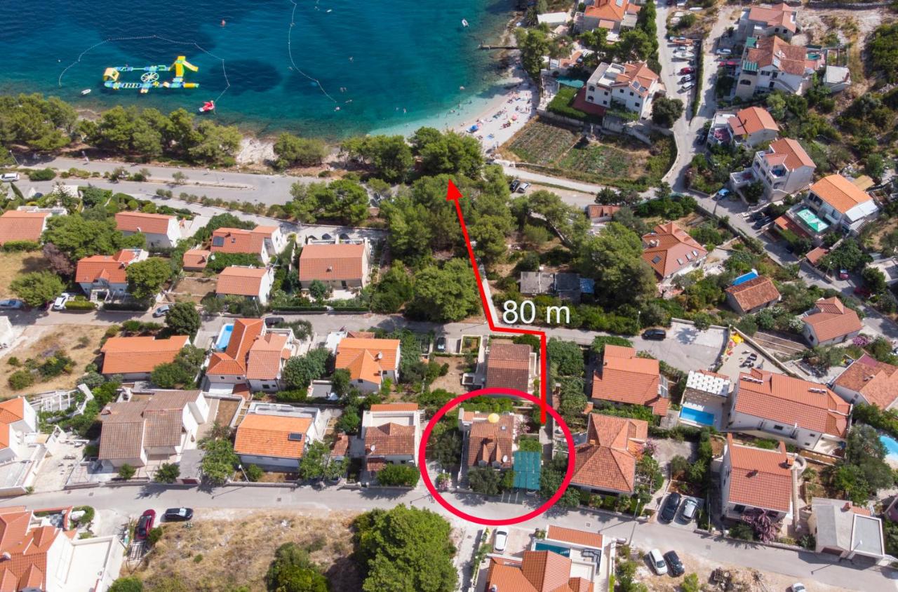Apartmanok Damir - 80 m from beach: A1(4), A2(2+2) Postira - Brac sziget 