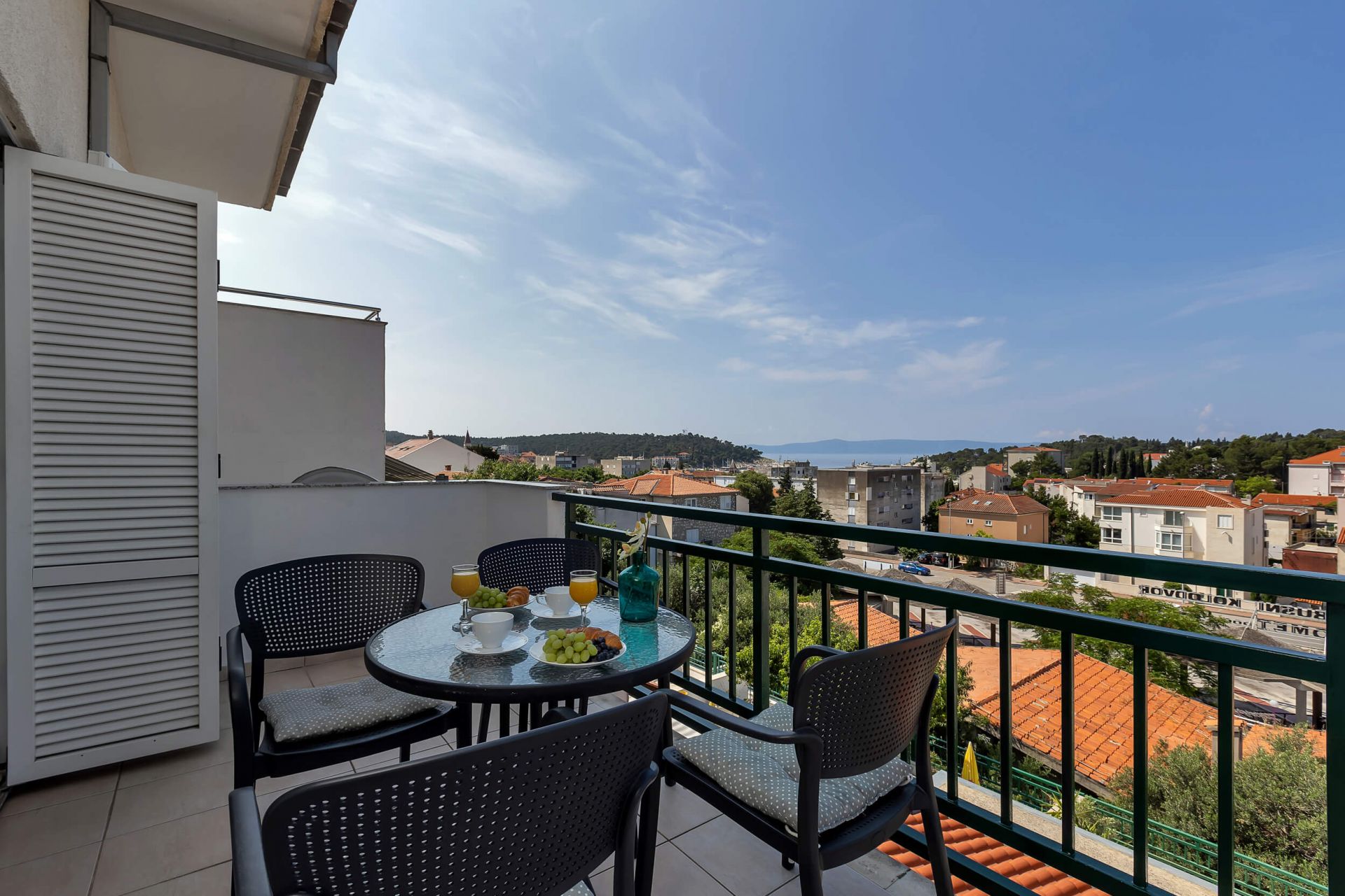 Apartmanok Josip - panoramic sea view & parking: A1(4+2) Makarska - Riviera Makarska 