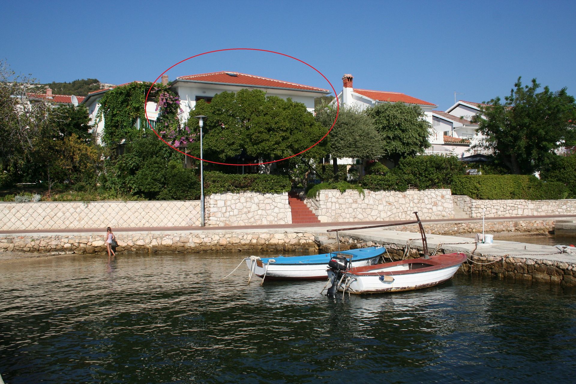Apartmanok Petar - 6m from the sea: A1(4), A3(2) Barbat - Rab sziget 