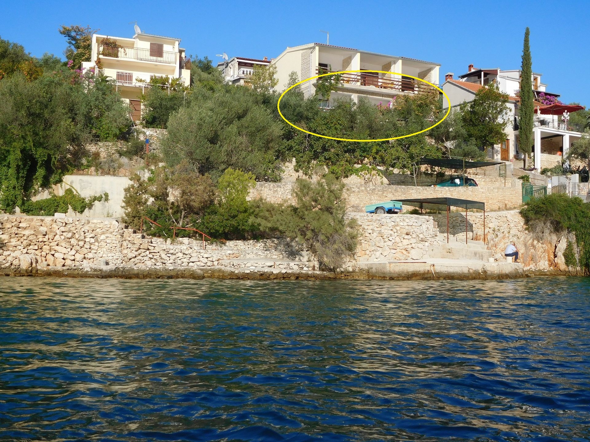 Apartmanok Ivan  - 15 m from beach: A1(7), SA2(2), A3(2+1) Vinisce - Riviera Trogir 