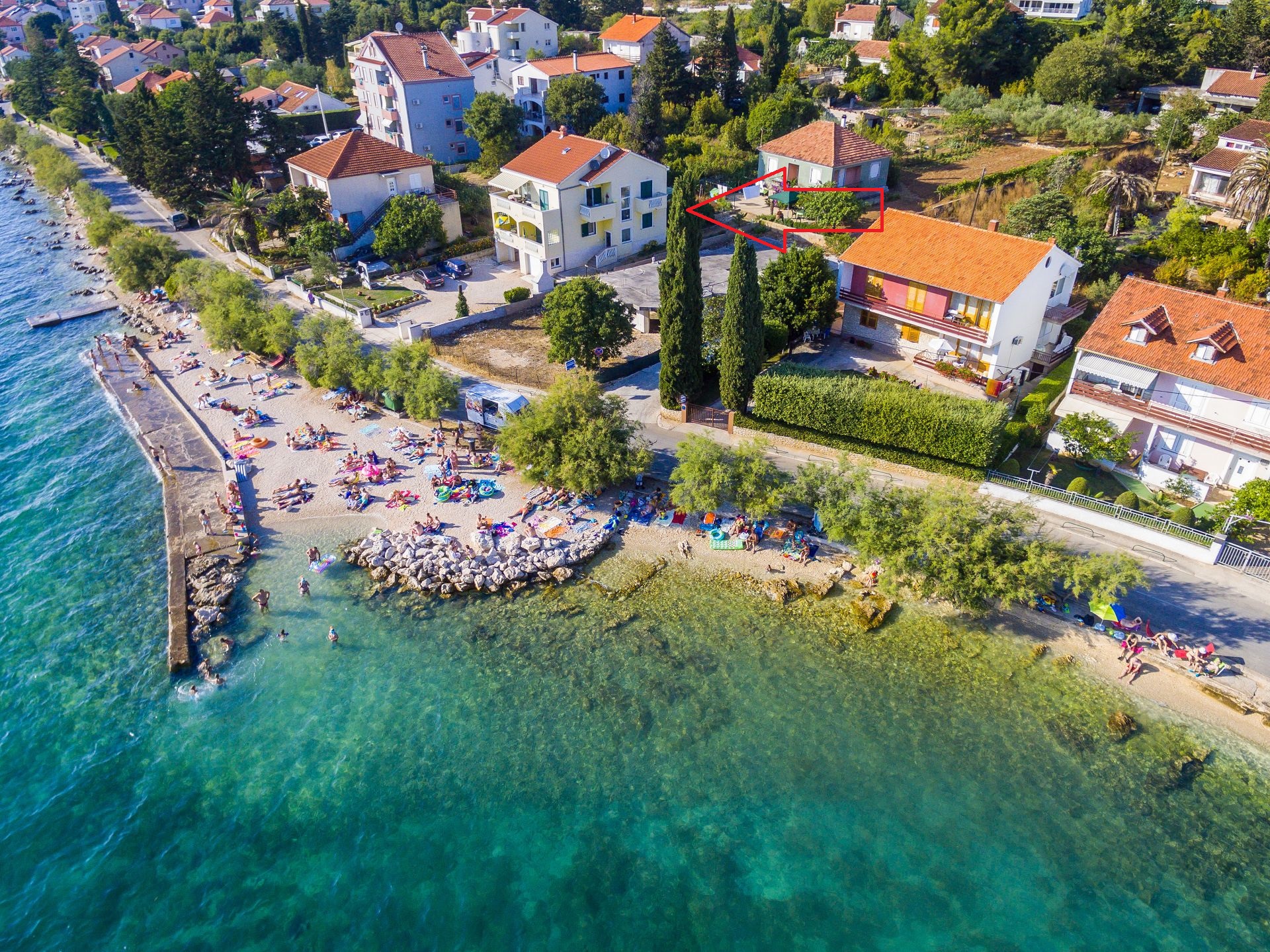 Apartmanok Petin - 5m from the sea: A1(2+2), A2(2+2) Zadar - Riviera Zadar 
